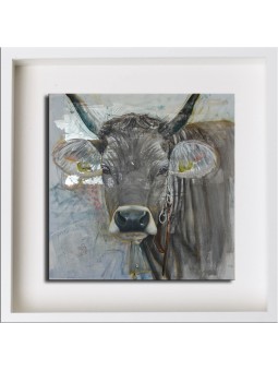 "Kuh Alma" - Originalbild
Dieses Kunstwerk der Künstlerin Sylvia Bühler könnte schon morgen Ihr schönes Zuhause bereichern.
