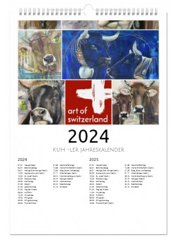 Jahreskalender 2024 - "KUH-ler" Frontseite