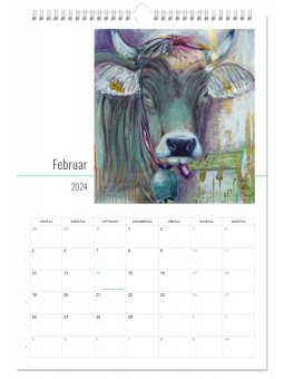 Jahreskalender 2024 "KUH-ler" Februar