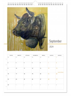Jahreskalender 2024 "KUH-ler" September