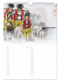 Jahreskalender 2024 - "Appenzeller" - April