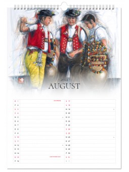 Jahreskalender 2024 - "Appenzeller" - August