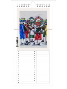 Küchen- und Geburtstagskalender - "Vergissmeinnicht-lang"