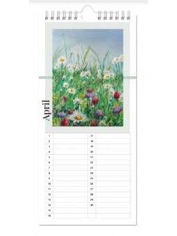 Küchen- und Geburtstagskalender - "Vergissmeinnicht-lang"