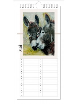 Küchen- und Geburtstagskalender - "Vergissmeinnicht-lang"