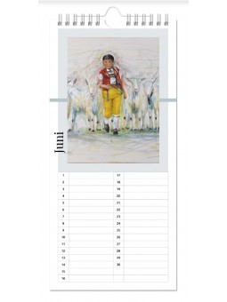 Küchen- und Geburtstagskalender - "Vergissmeinnicht-lang"