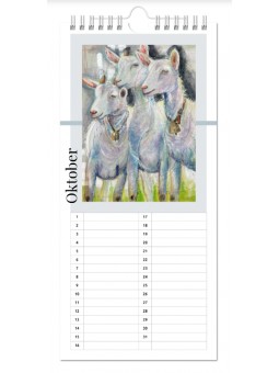 Küchen- und Geburtstagskalender - "Vergissmeinnicht-lang"