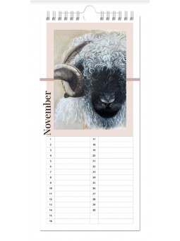Küchen- und Geburtstagskalender - "Vergissmeinnicht-lang"