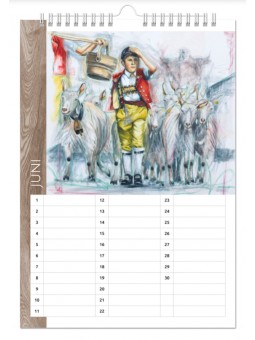 Küchen- und Geburtstagskalender - "Vergissmeinnicht-A4"