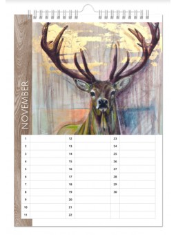 Küchen- und Geburtstagskalender - "Vergissmeinnicht-A4"